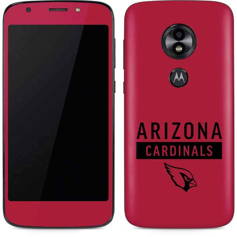 NFL Arizona Cardinals Red Performance Series Moto E5 Play Skin